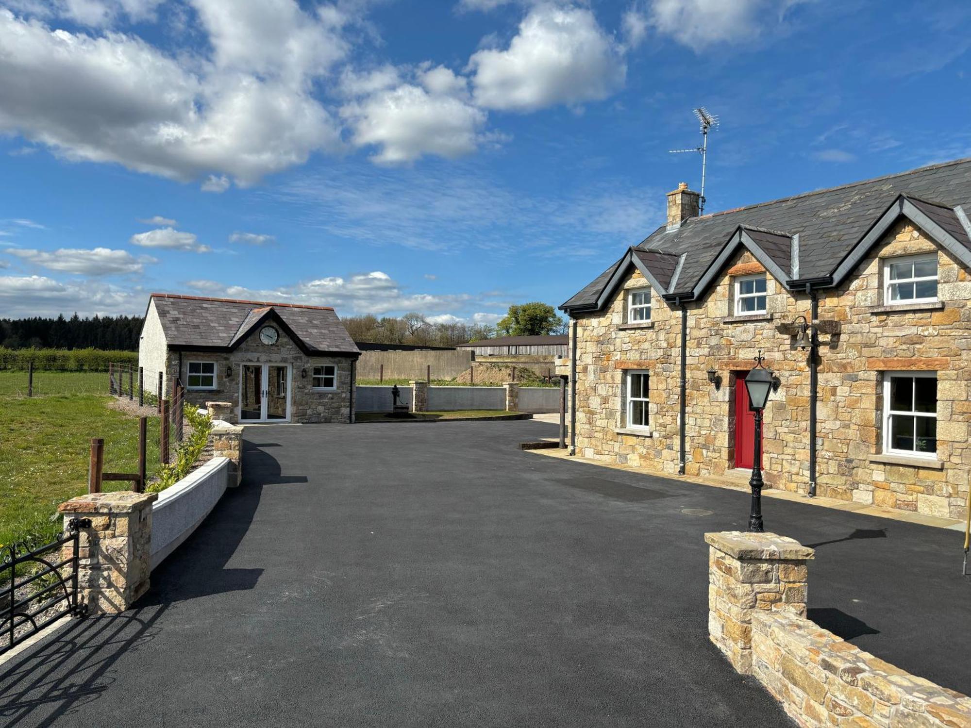 The Old Barn Villa Fivemiletown Exterior photo